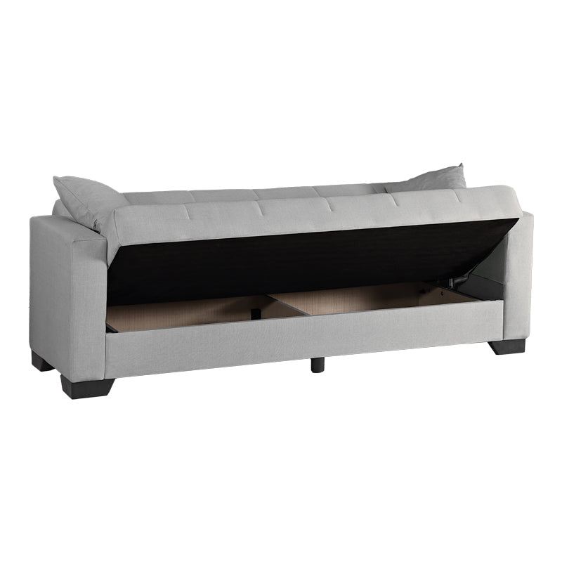 Canapea extensibila 3-seater sofabed Vox, Stofa, 210x84x83 cm - Gri