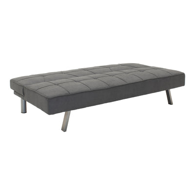 Canapea extensibila cu 3 locuri Travis cu stofa, gri, 175x83x74 cm, foto produs 11