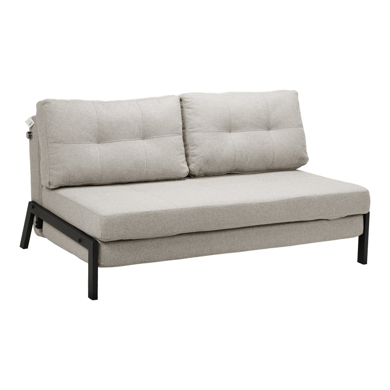 Canapea extensibila Fancy, Stofa, Bej, 150x98x70 cm, imagine ambient