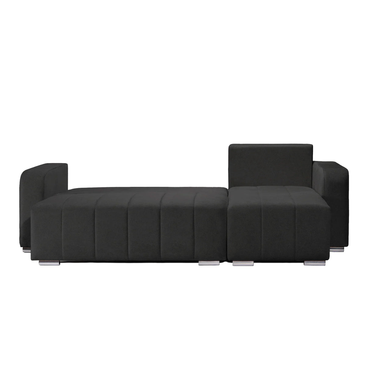 Coltar Extensibil 3 locuri Armando, cu ladă de depozitare, Verde - Gri, 240x147x85 cm - Gri
