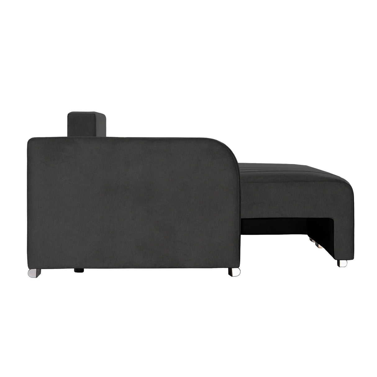 Coltar Extensibil 3 locuri Armando, cu ladă de depozitare, Verde - Gri, 240x147x85 cm - Gri