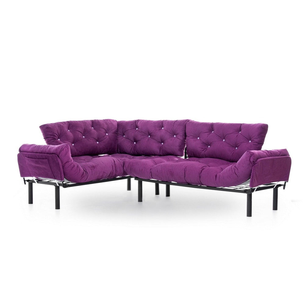 Coltar Extensibil Mocca, Interschimbabil, 100x147x60 cm - Mov