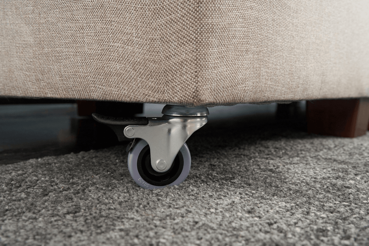 Coltar Extensibil Petra Crem, Stanga, 282 x 85 x 206 cm