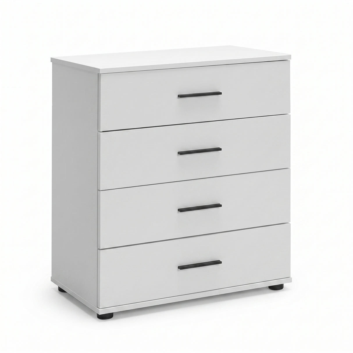 Comoda Adore White, 4 sertare, 65x78x41 cm - Alb