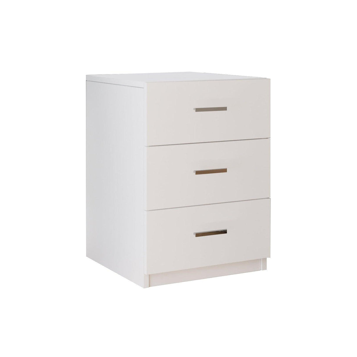 Comoda Birou - Rollbox, 3 sertare Alb, 45 x 62 x 47 cm