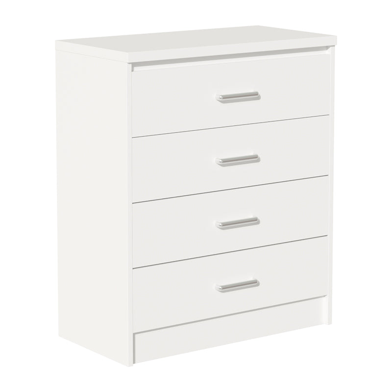 Comoda cu 4 sertare Olympus Alba 80x40x95 cm