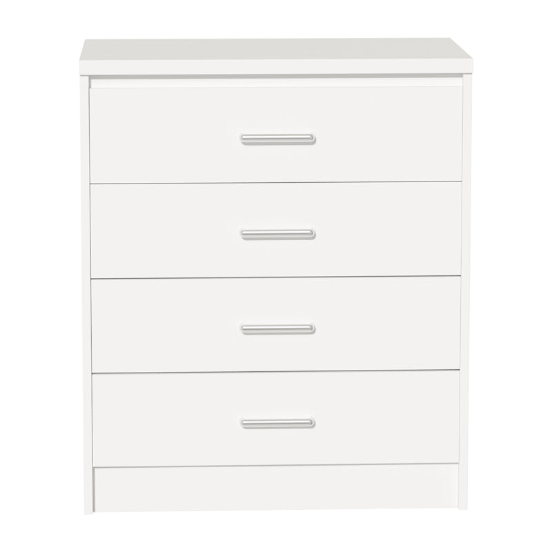 Comoda cu 4 sertare Olympus, Alba, 80x40x95 cm, detaliu produs