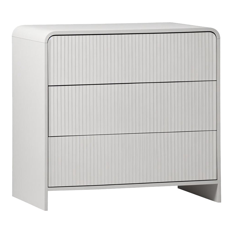 Comoda cu sertare Zeplen, Alb, 80x40x75 cm