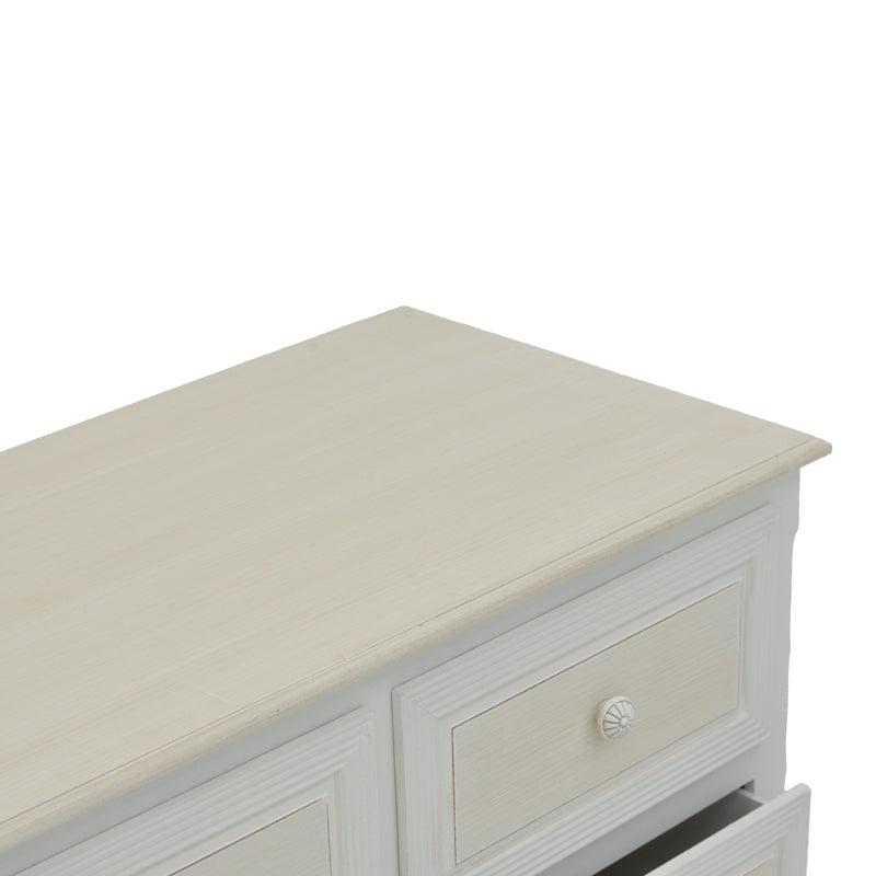 Comoda Joliene, Alb, 80x40x80 cm, foto produs 7