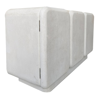 Comoda Kooldio, MDF, Alb, 120x38x69 cm, imagine ambient