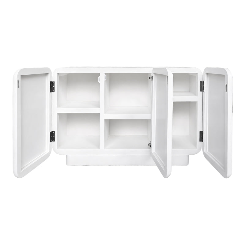 Comoda Kooldio, MDF, Alb, 120x38x69 cm, detaliu produs