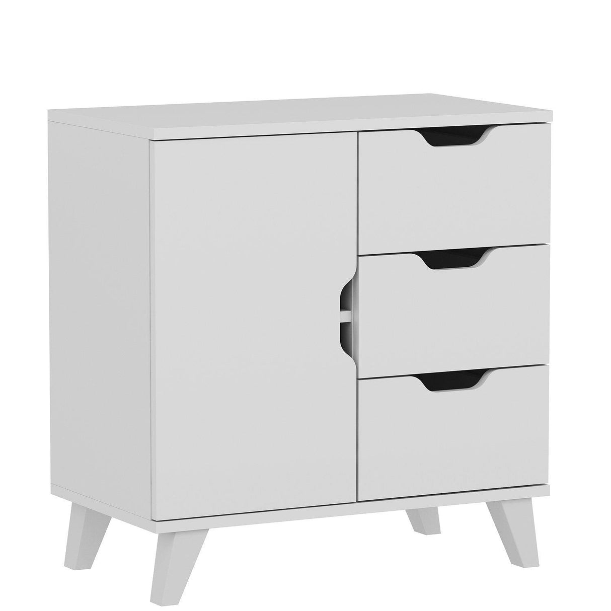 Comoda Sevilla, Alb, 40x76x72 cm