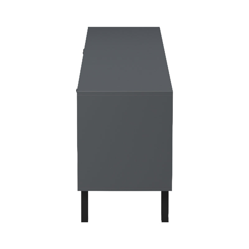 Comodă TV cu design modern, Tuscany Sonoma-Antracit, Stil Contemporan, PAL/MDF, 180x41x51 cm