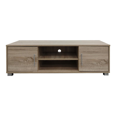 Comoda TV cu spatiu de depozitare Serank, Lemn, Stejar, 120x40x40 cm, perspectiva suplimentara