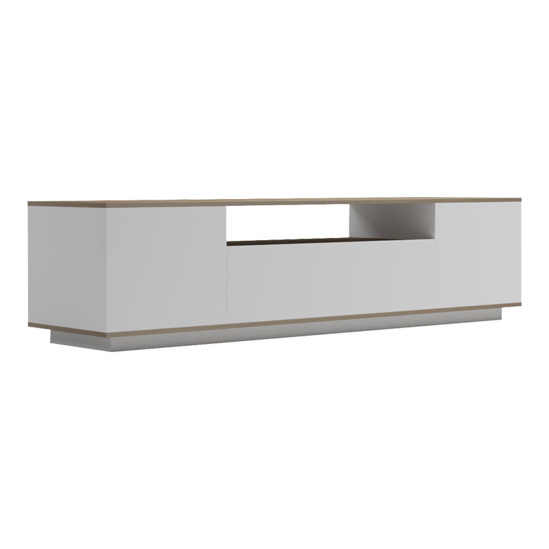 Comoda TV cu spatiu de depozitare Winey, Lemn, Stejar, 180x44x44 cm