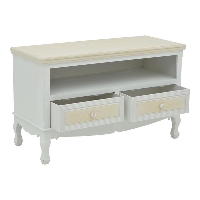 Comoda TV Joliene, Alb, 100x42x61 cm