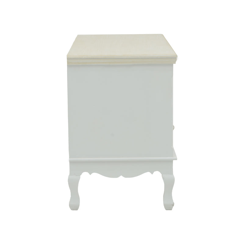 Comoda TV Joliene, Alb, 100x42x61 cm