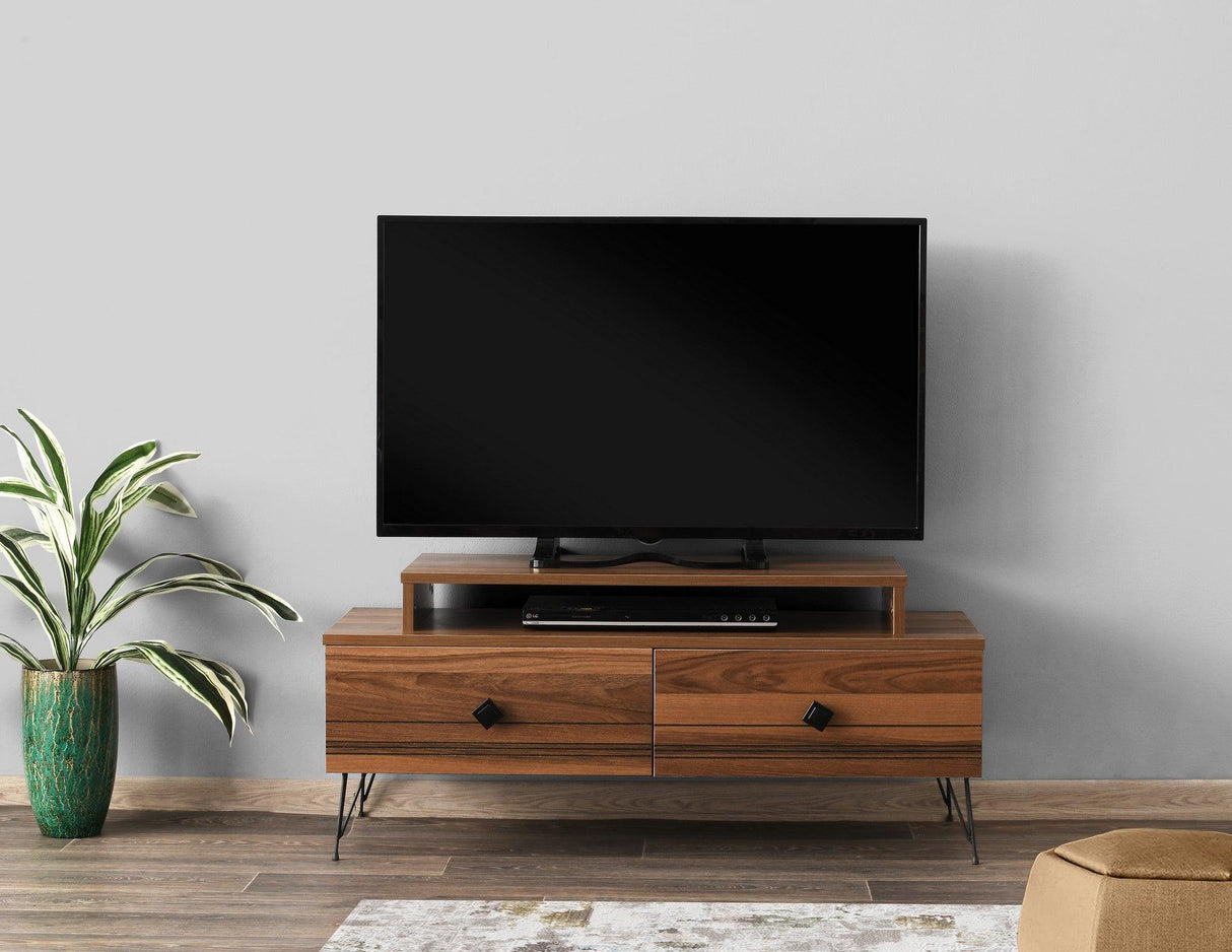 Comoda TV Kardelen, Nuc, 110 x 49 x 41 cm