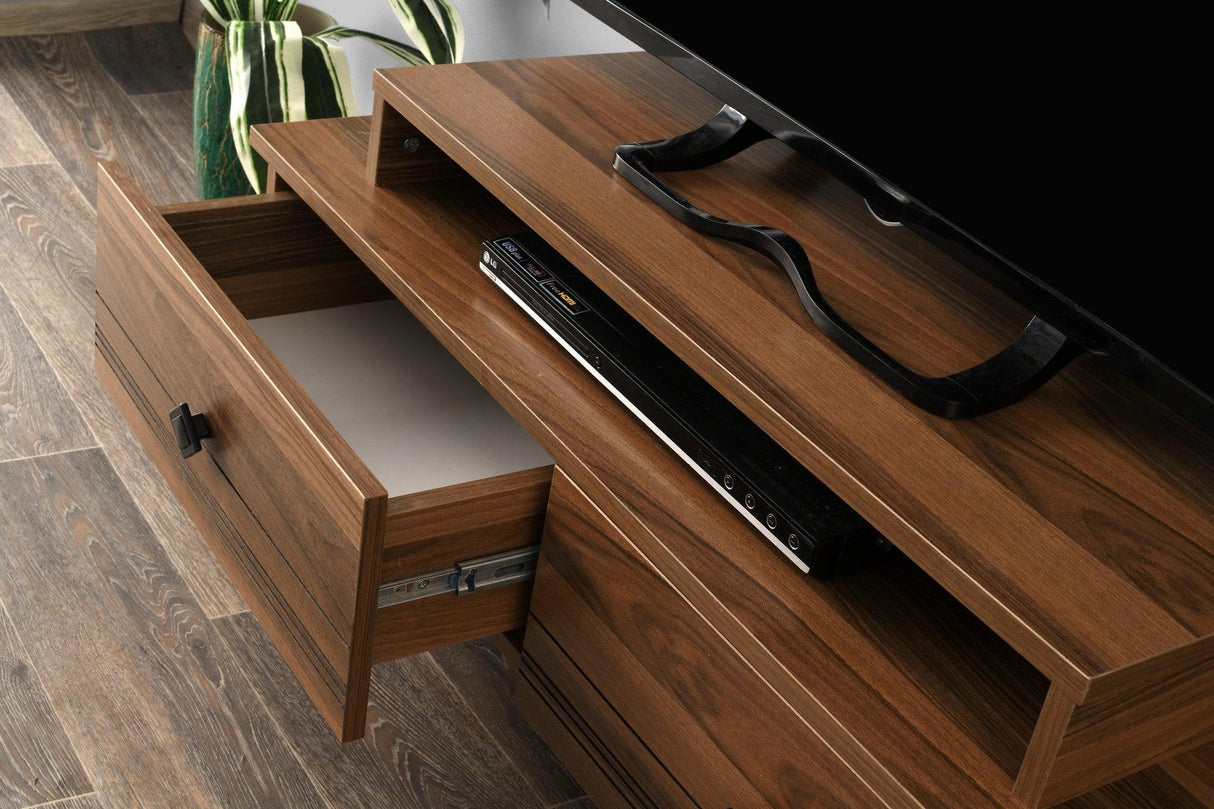 Comoda TV Kardelen, Nuc, 110 x 49 x 41 cm