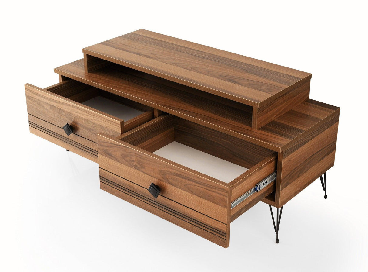 Comoda TV Kardelen, Nuc, 110 x 49 x 41 cm