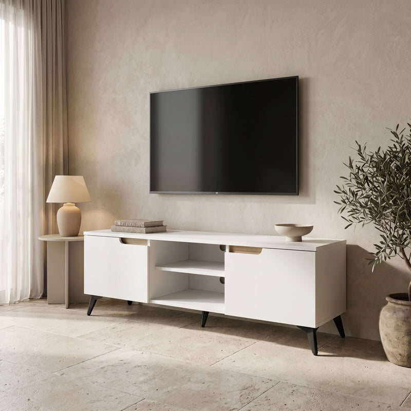 Comoda TV Kemvio, Sonoma, 150x38x44 cm