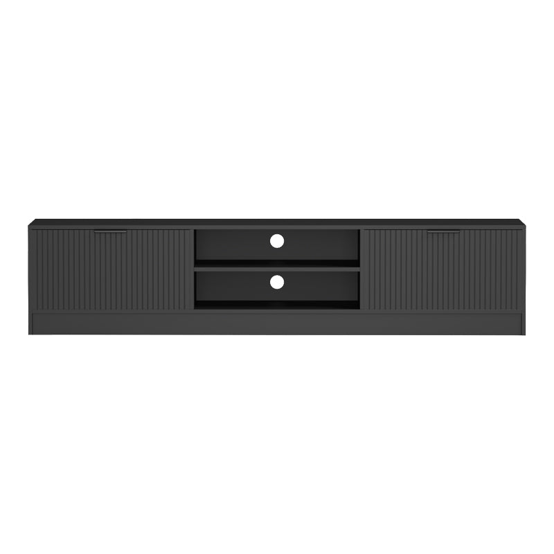Comoda TV Lemardo, 180x40x40 cm - Negru