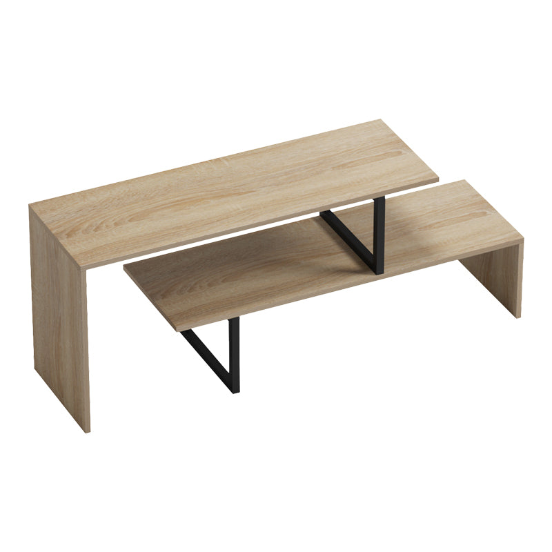 Comoda TV Lillant, Sonoma, 160x30x45 cm, perspectiva suplimentara