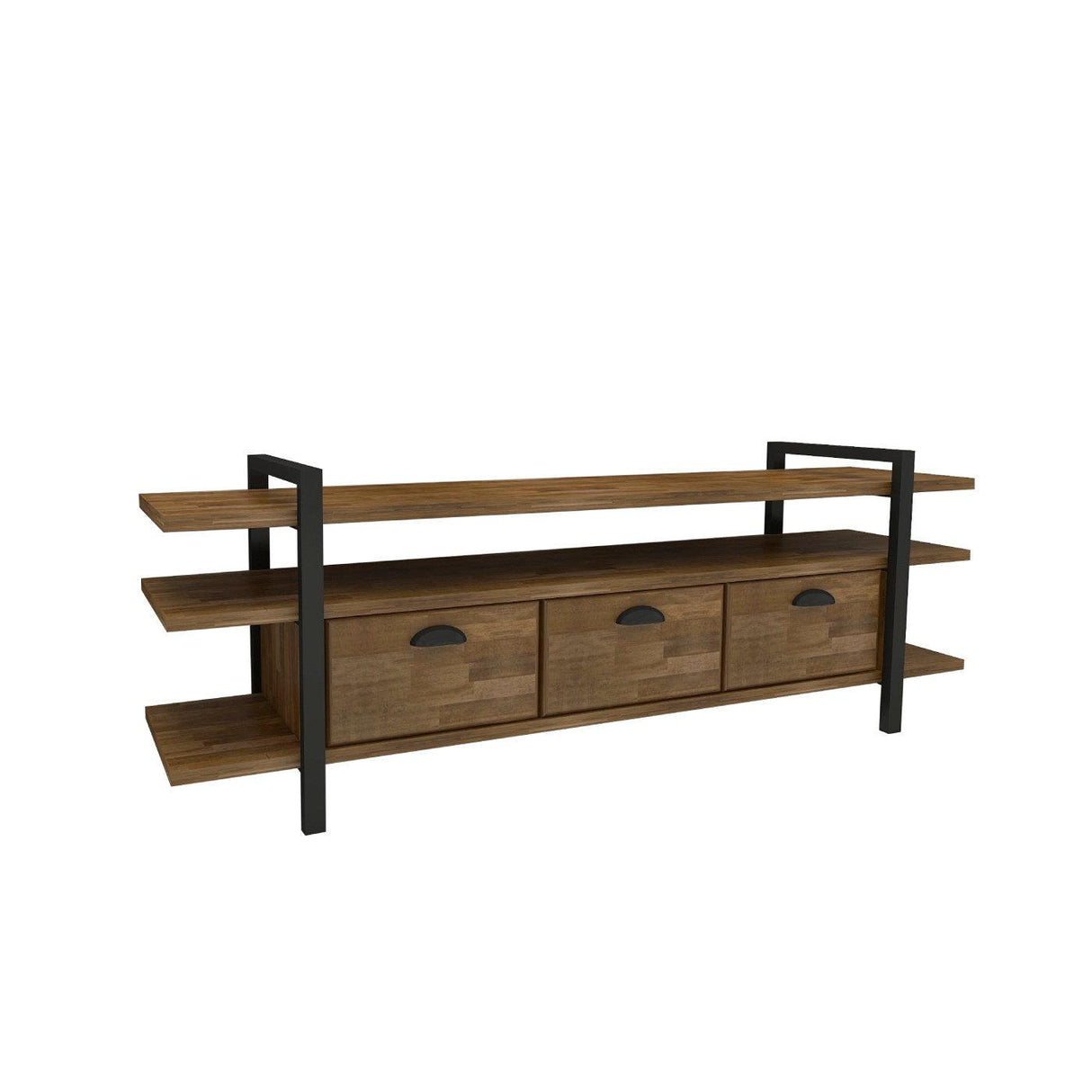 COMODA TV Lucca - Walnut, Nuc, 148x47x30 cm