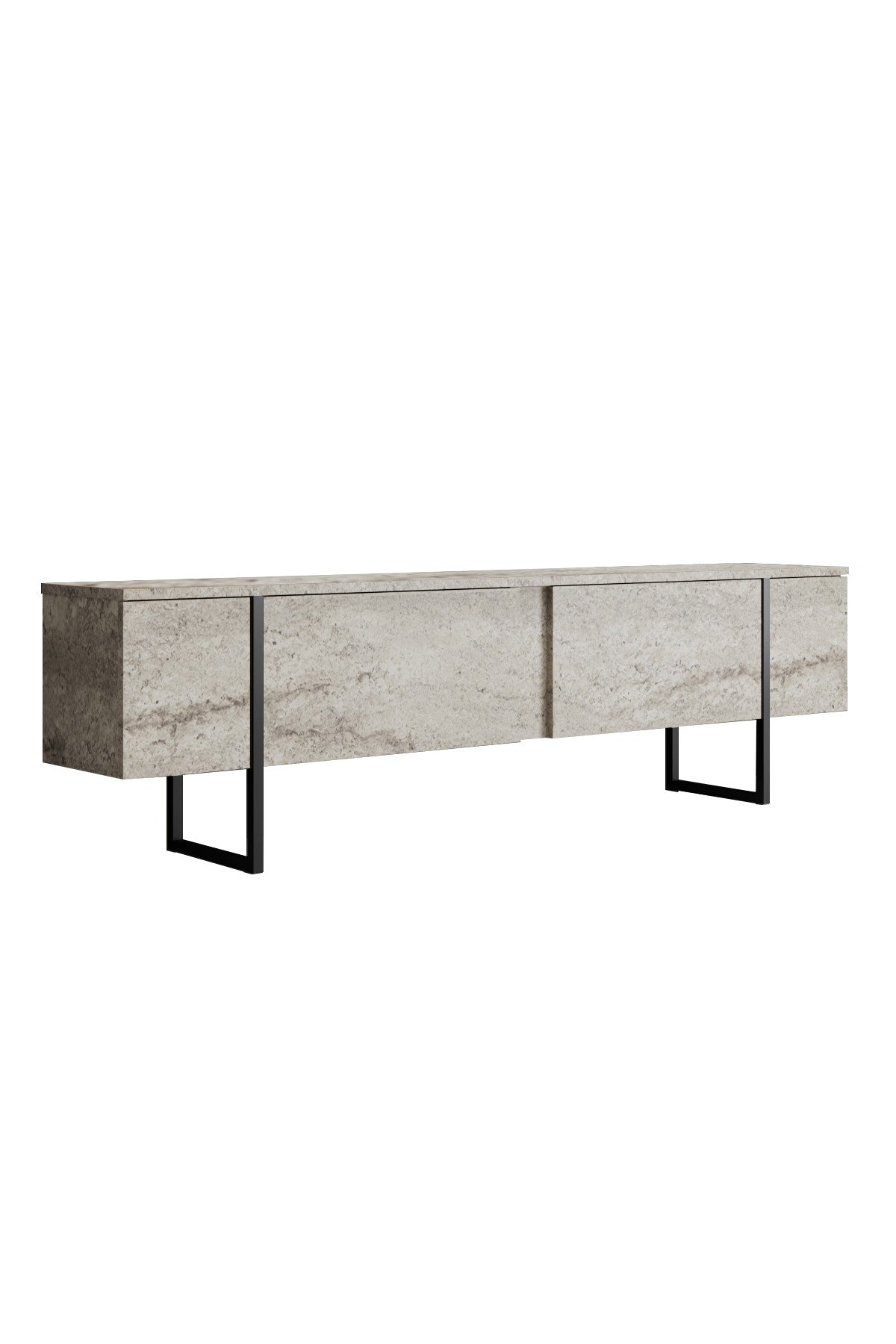 Comoda tv Luxe, 180x30x50 cm - Traverten
Black