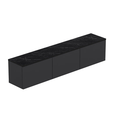 COMODA TV Neon Illuminated - Anthracite, Gri, 32x35x160 cm