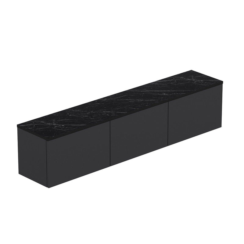 COMODA TV Neon Illuminated - Anthracite, Gri, 32x35x160 cm
