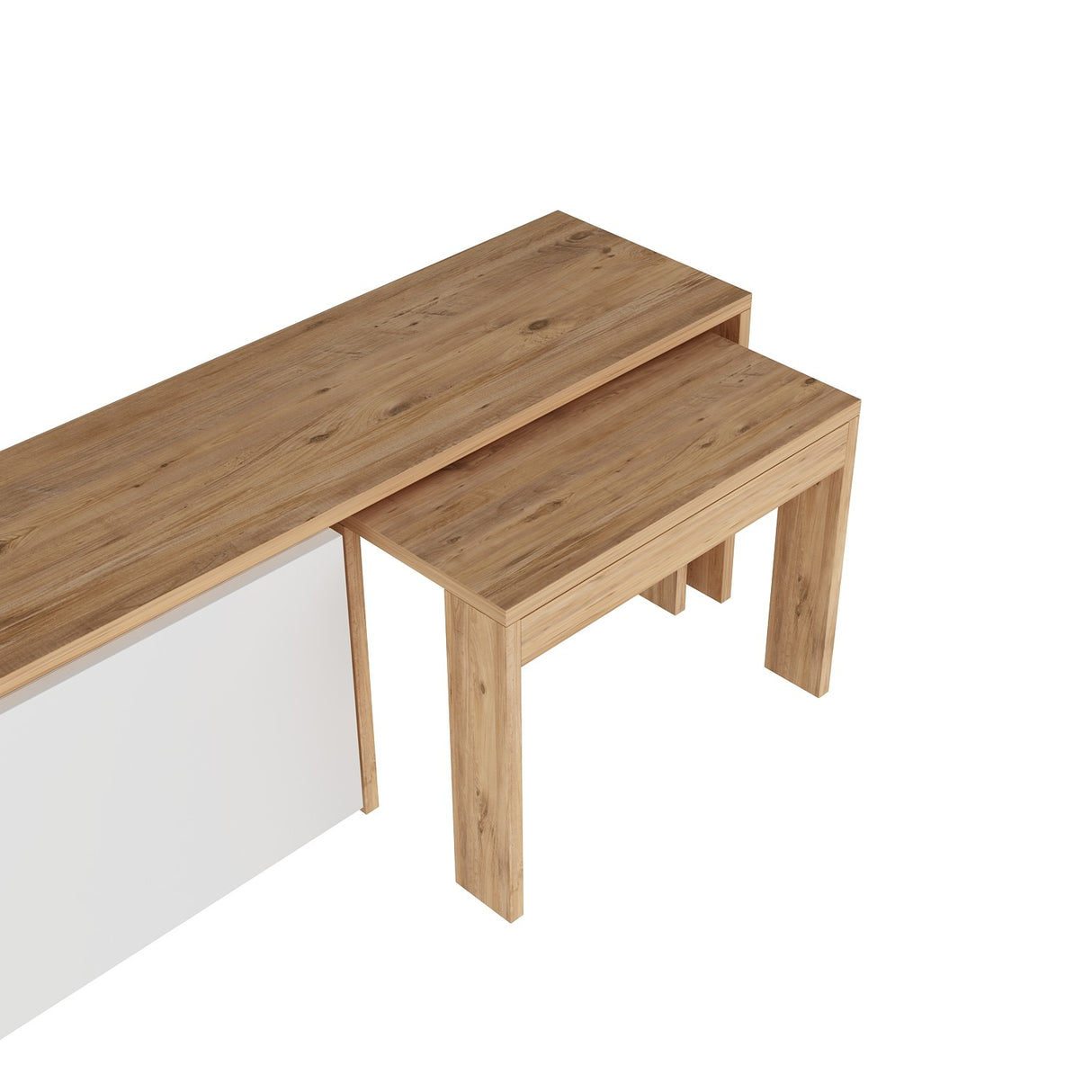 Comoda TV Oslo Antec, Anthracite Walnut - White Atlantic Pine, 180x43 cm - White
Atlantic Pine