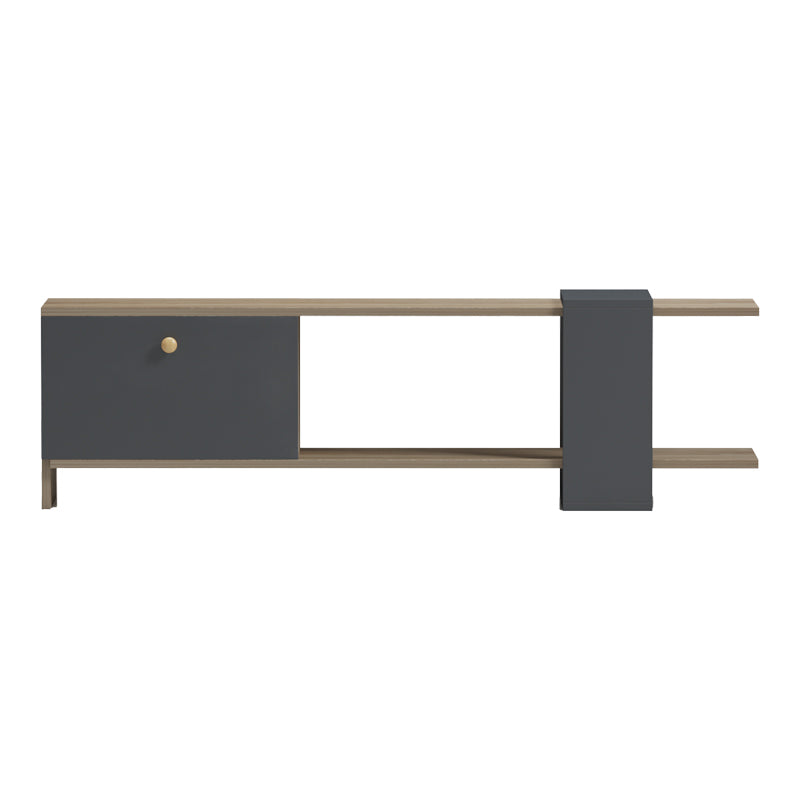 Comoda TV Standi, Sonoma, 120x25x37 cm, imagine produs 4