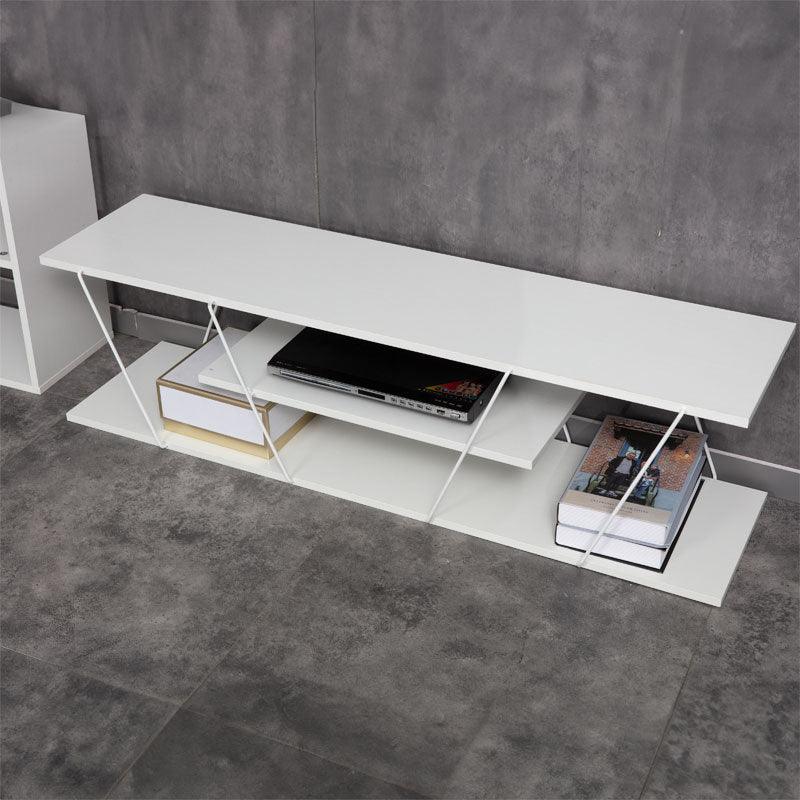 Comoda TV Tars, 120x30x33 cm - Alb