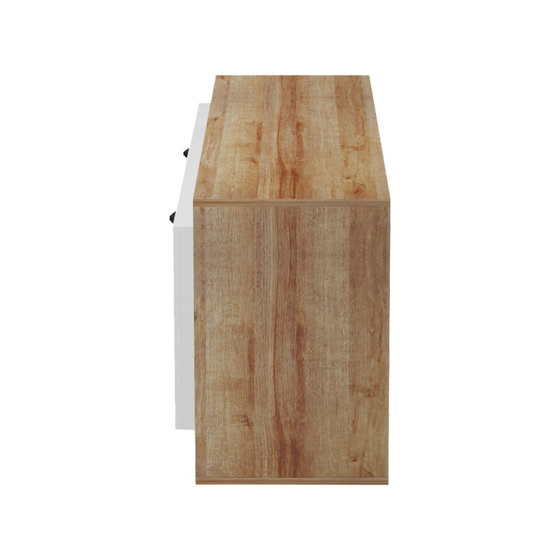 Comoda TV Tobler, Alb, 170x40x53 cm