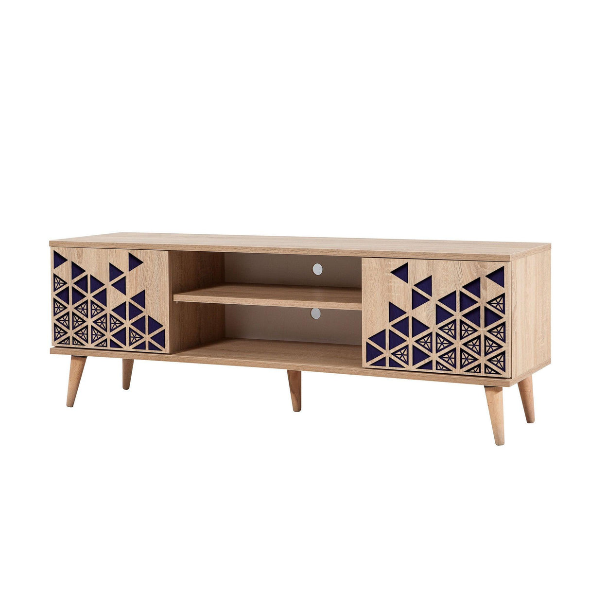COMODA TV Truva - TV Stand 10, Stejar Sonoma, 50x40x140 cm
