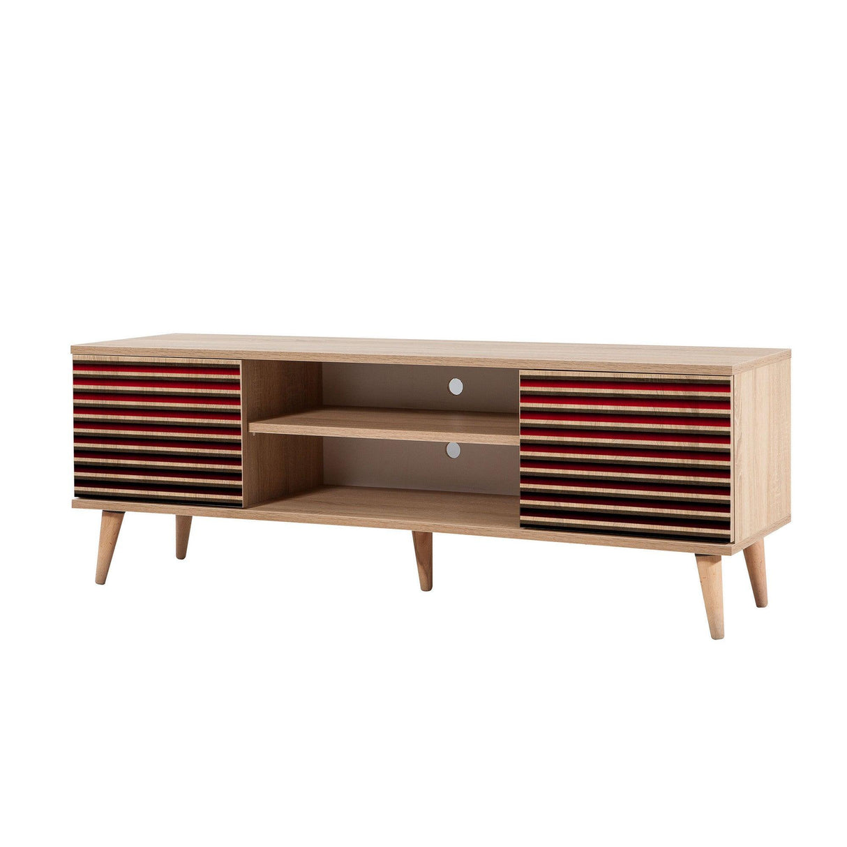COMODA TV Truva - TV Stand 12, Stejar Sonoma, 50x40x140 cm