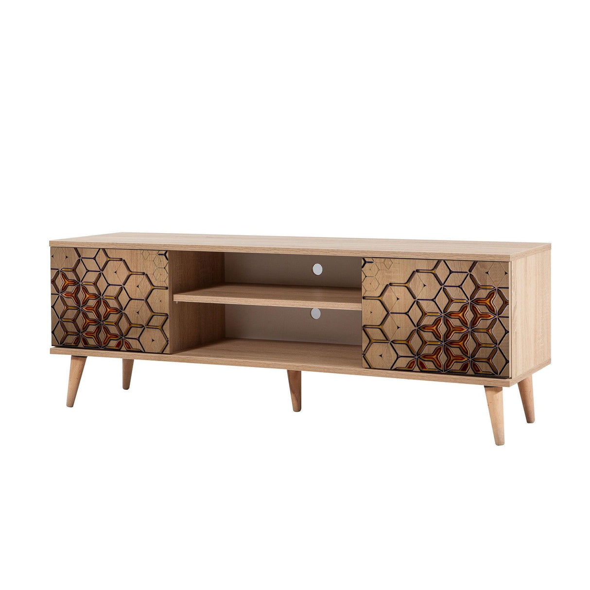 COMODA TV Truva - TV Stand 14, Stejar Sonoma, 50x40x140 cm