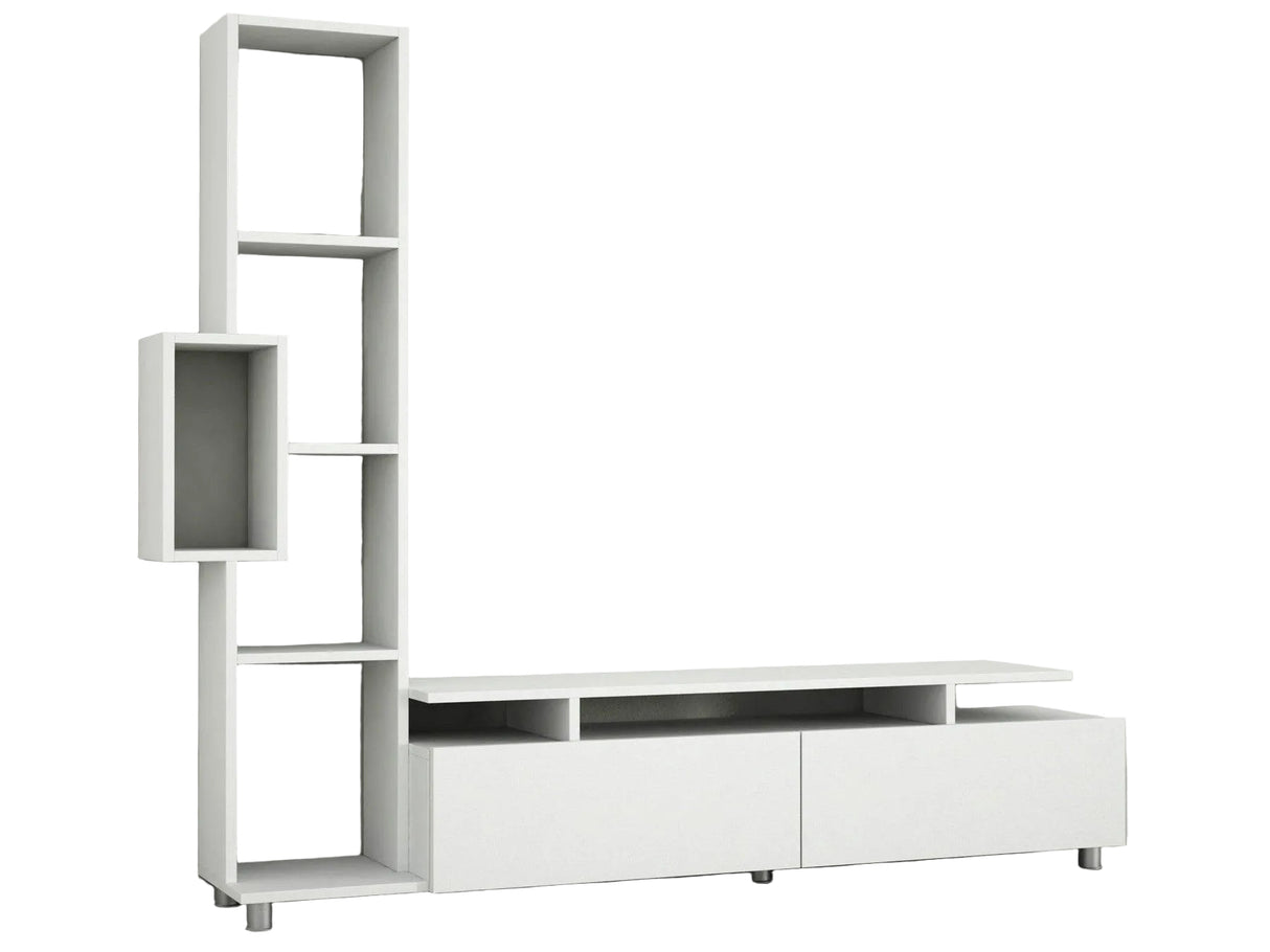 Comoda Tv Tulip TV Unit, Alb, 30x167x160 cm - Alb
