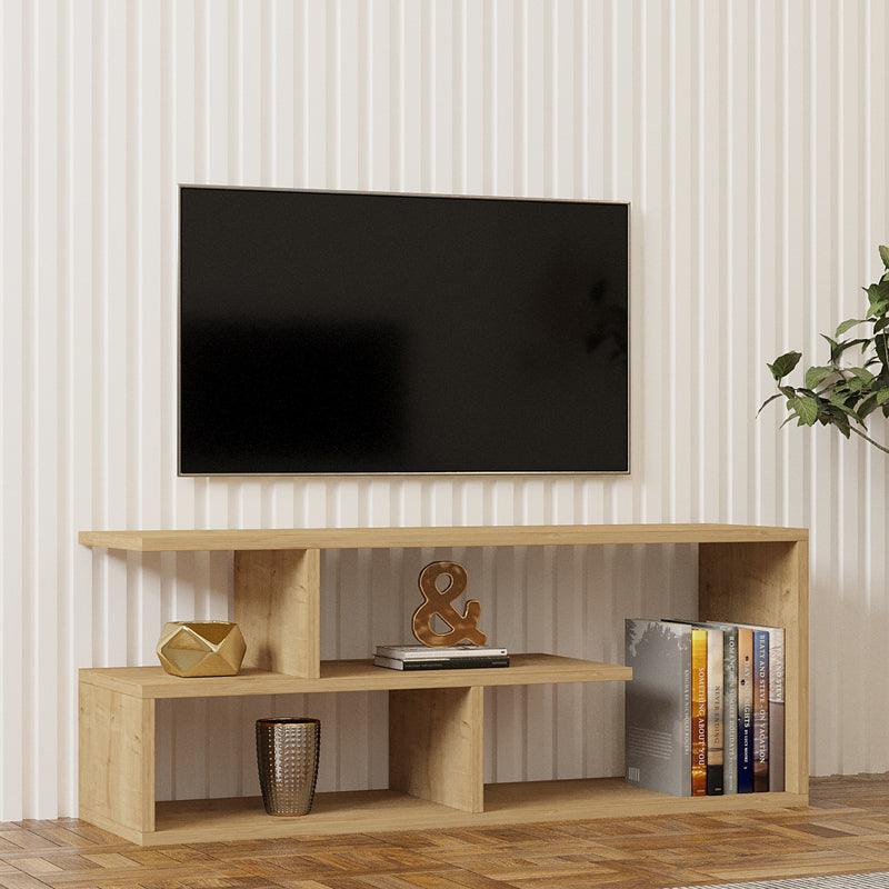 Comoda TV Waldo, Natural, 100x30x40 cm - Natural
