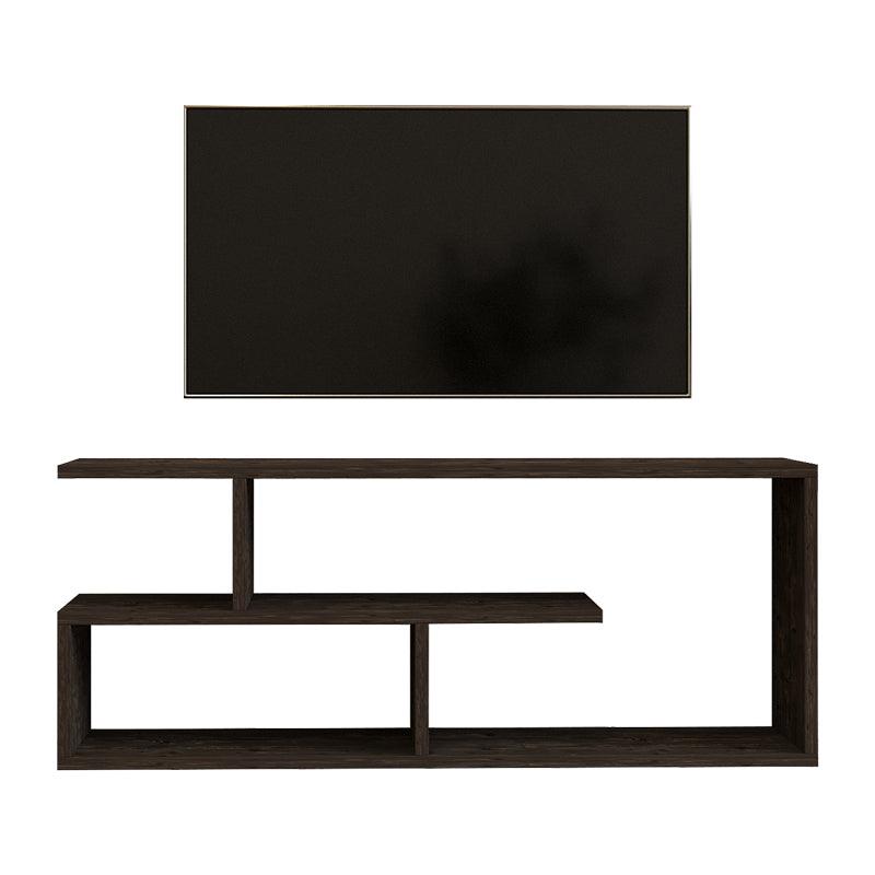 Comoda TV Waldo, Natural, 100x30x40 cm - Negru