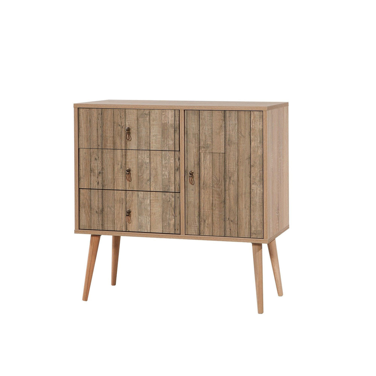 Comoda Verybox - Dresser 11, Stejar Sonoma, 90x40x90 cm