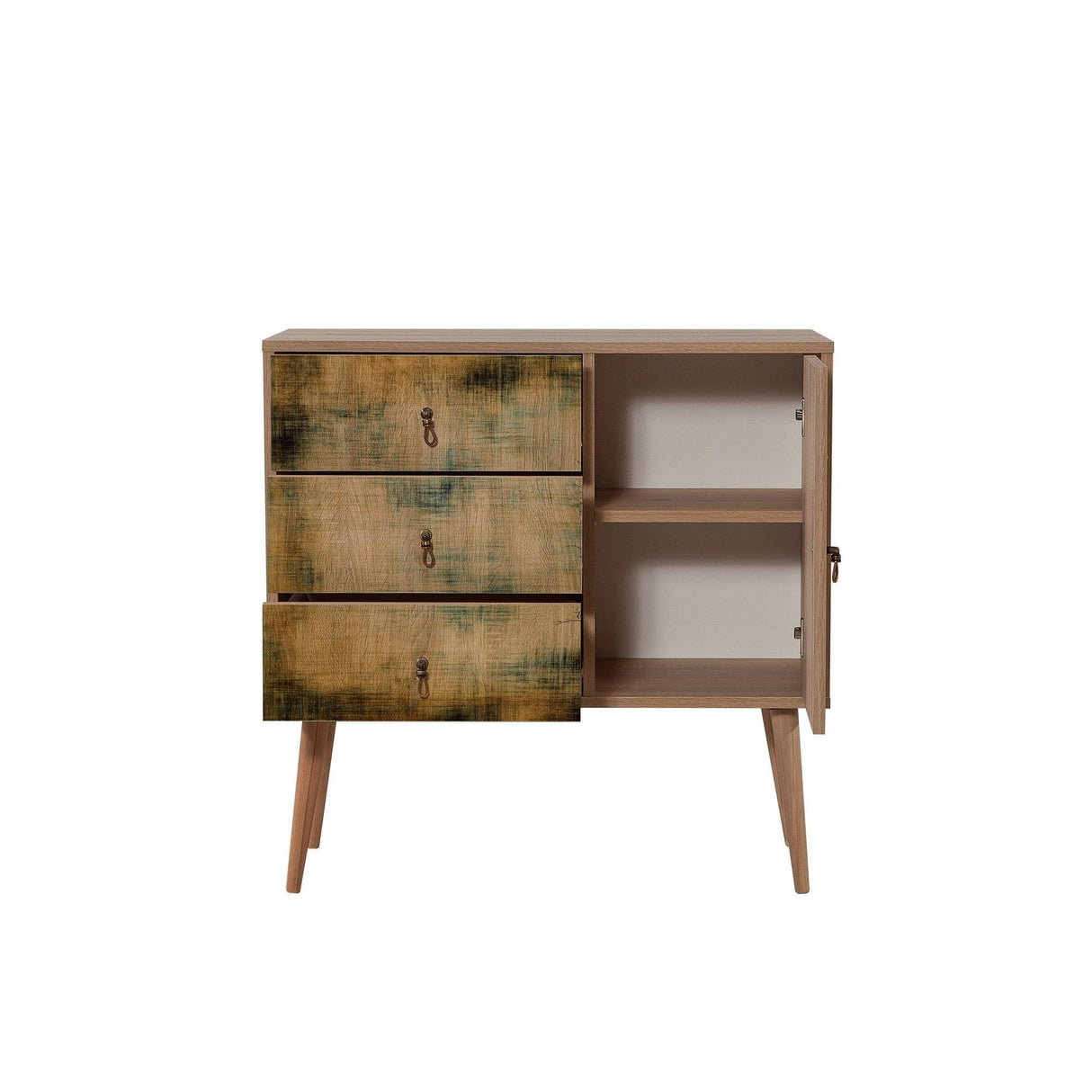 Comoda Verybox - Dresser 12, Sonoma, 90x40x90 cm