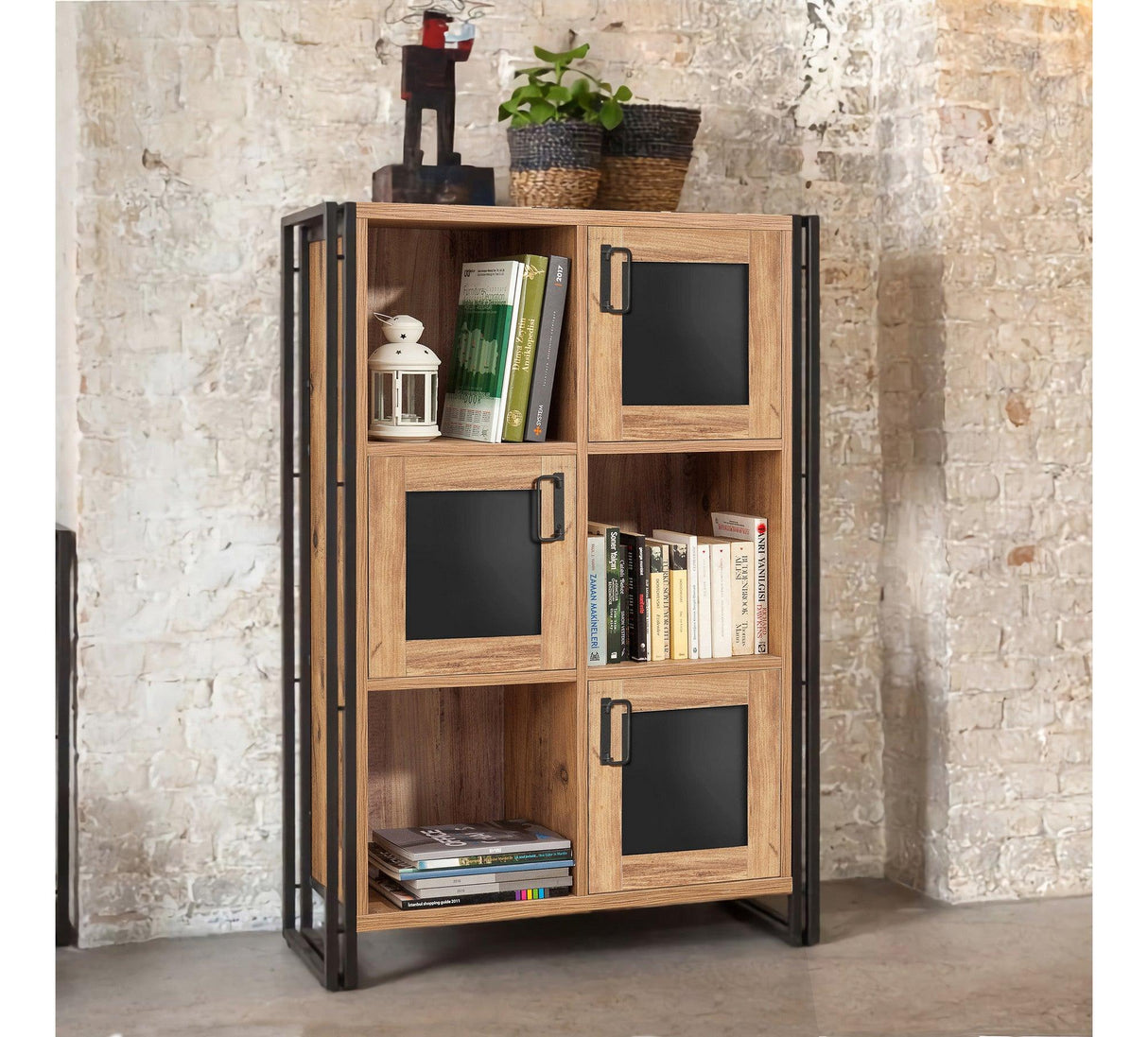 Consolă Arcas Erna, Stejar, 89x127x35 cm