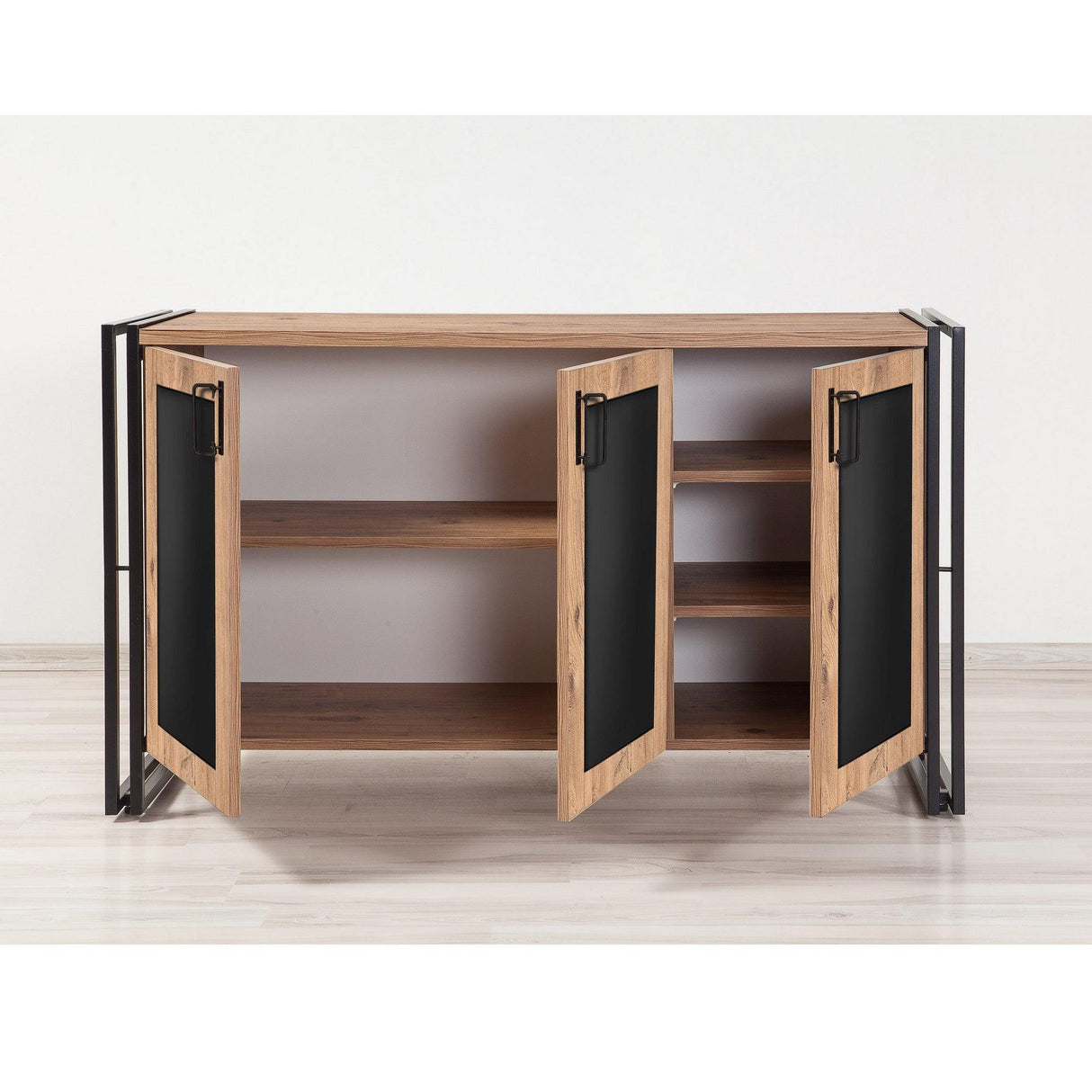 Consolă Arcas Freda, Stejar, 140x80x45 cm