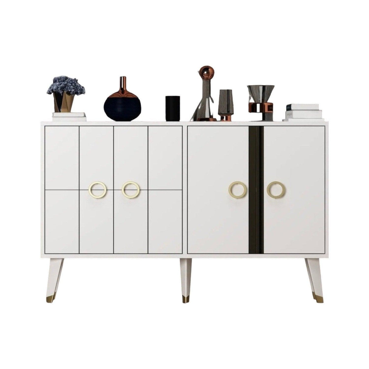 Consolă Eagle - White, Alb, 70x30x120 cm