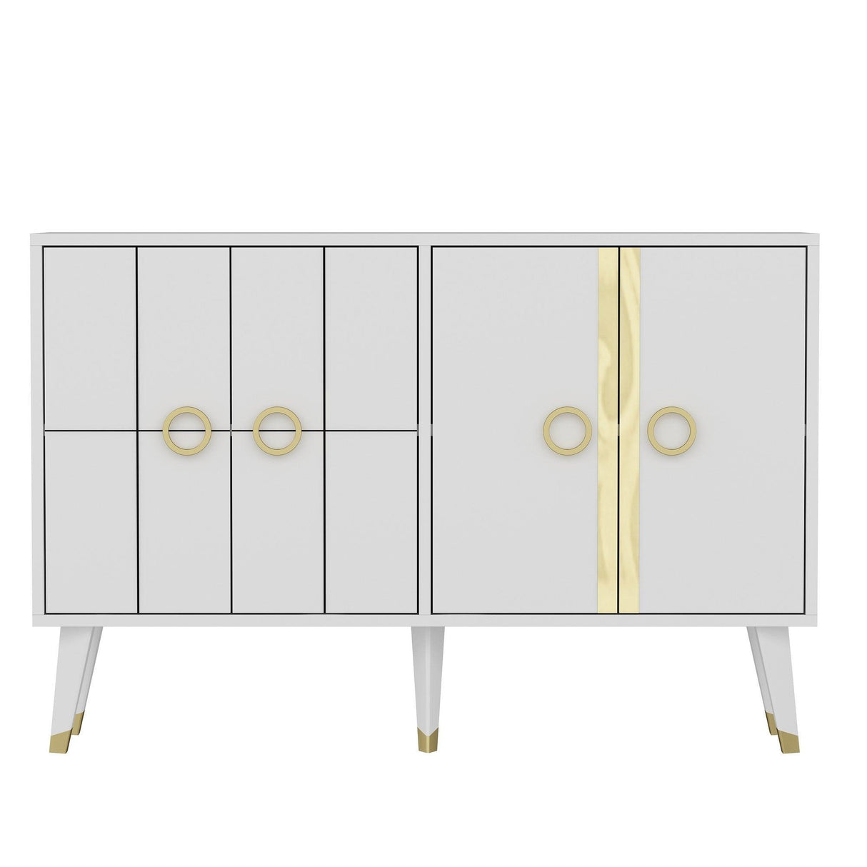 Consolă Eagle - White, Alb, 70x30x120 cm