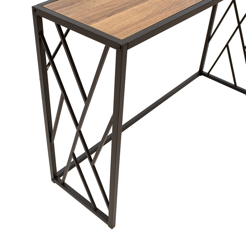 Consola Ivy, nuc - neagra, 120x35x75 cm