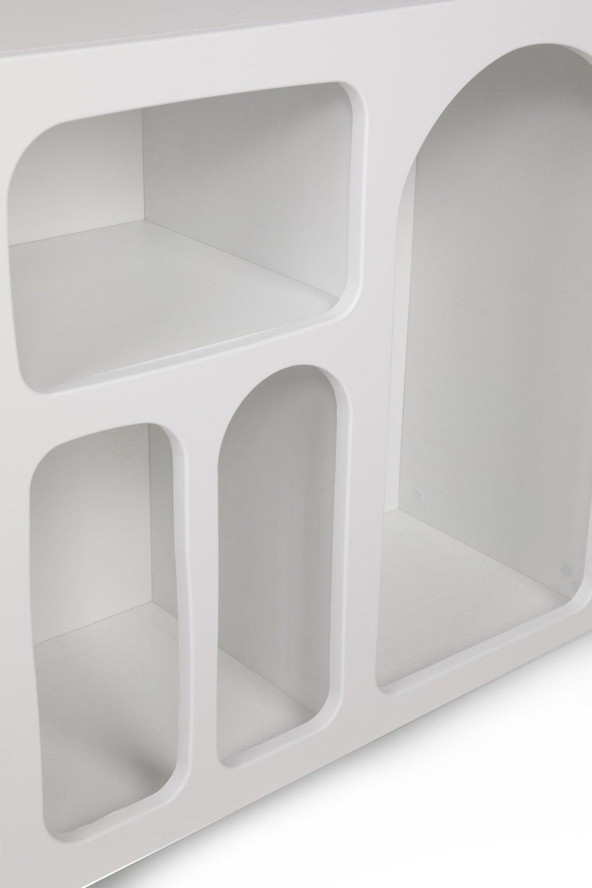 Consolă Liva, Alb, 120x740x35 cm