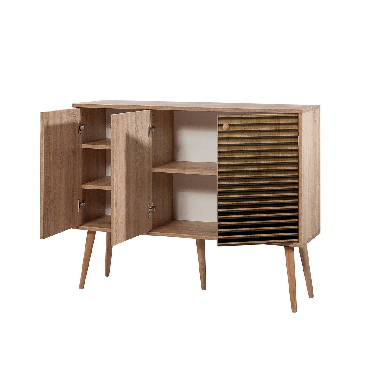 Consolă MEGA-121 Console 3, Stejar Sonoma, 90x60x120 cm